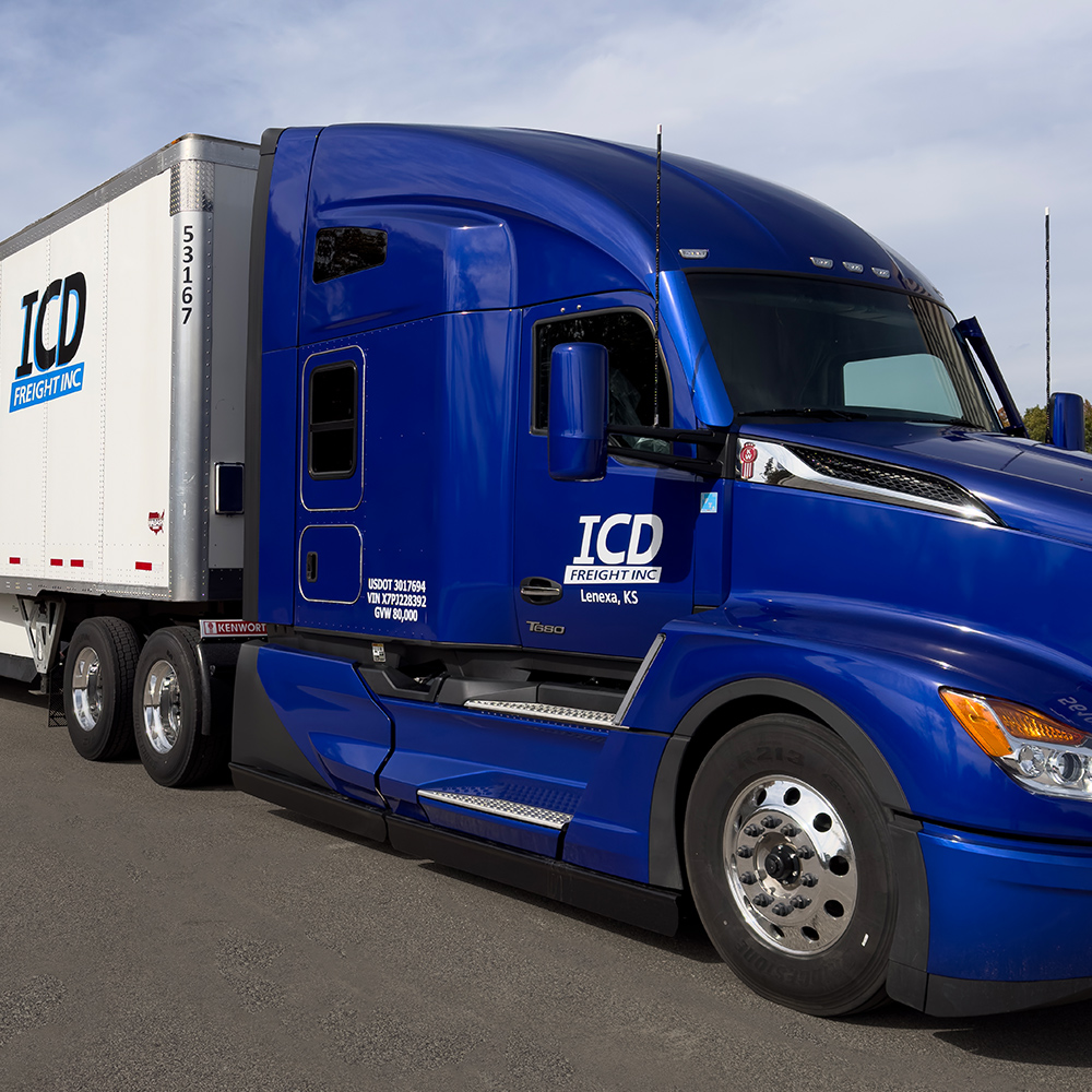 ICD Freight Blue Truck